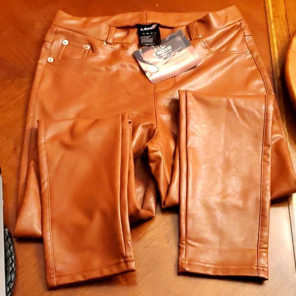TagooFaux Leather Pant Size M - Picture 1 of 9